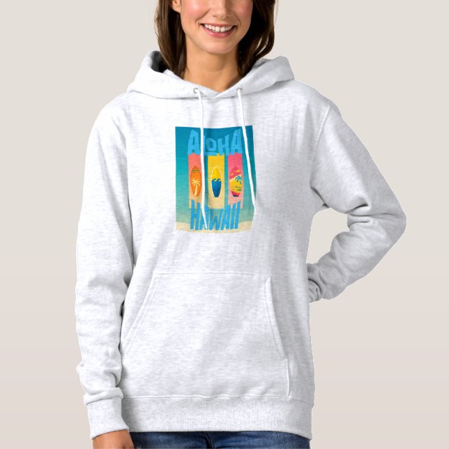 New Fashion Women Adult Pullover Hoodie Jacket (Front)