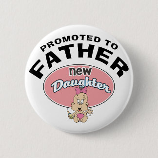 New Father New Daughter 6 Cm Round Badge