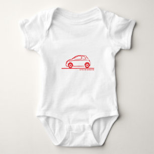 New Fiat 500 Cinquecento Baby Bodysuit
