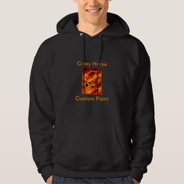 New Fire Skull Hoodie (Front)
