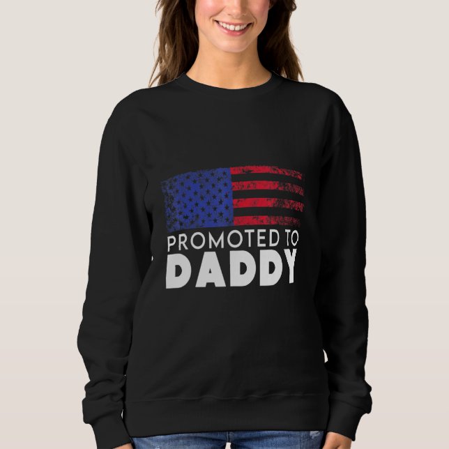 New First Time Dad Police Law Enforcement Daddy  1 Sweatshirt (Front)