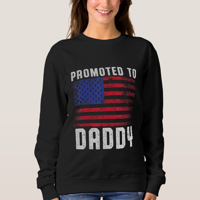 New First Time Dad Police Law Enforcement Daddy  1 Sweatshirt (Front)