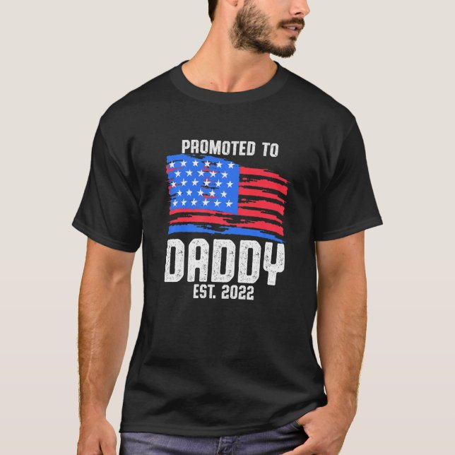 New First Time Dad Police Law Enforcement Daddy    T-Shirt (Front)