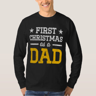 New First Time Dad To Be Christmas Daddy 1 T-Shirt