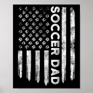 New First Time Dad To Be Symbol Tools Soccer Daddy Poster