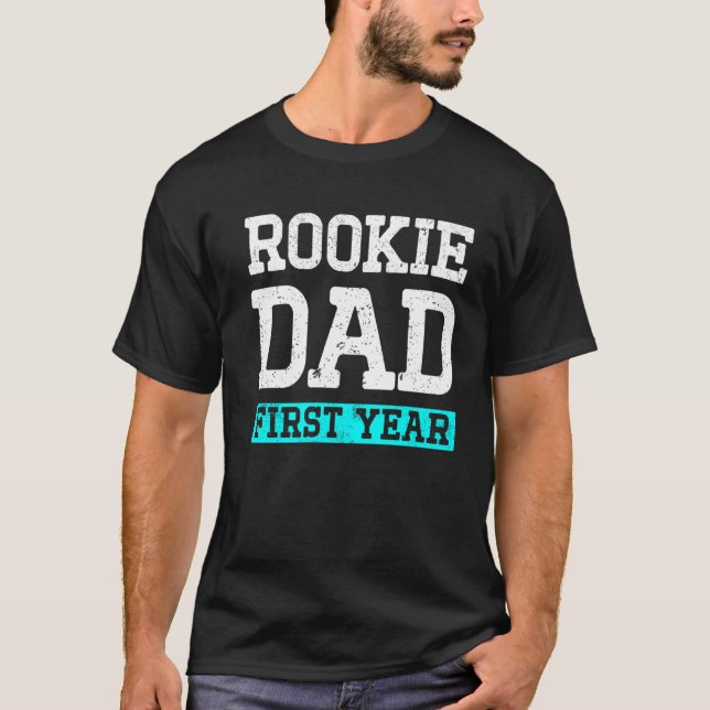 New First Time Dad To Be Year Daddy T-Shirt (Front)