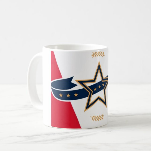 New Flag of Montgomery, Alabama Coffee Mug (Front Left)