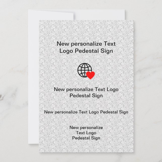 New Flat Invitation Customise your own (Front)