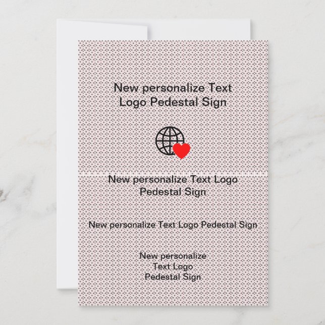 New Flat Invitation Customise your own (Front)