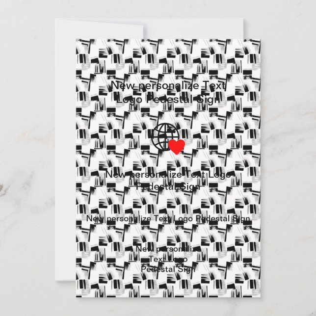 New Flat Invitation Customise your own (Front)