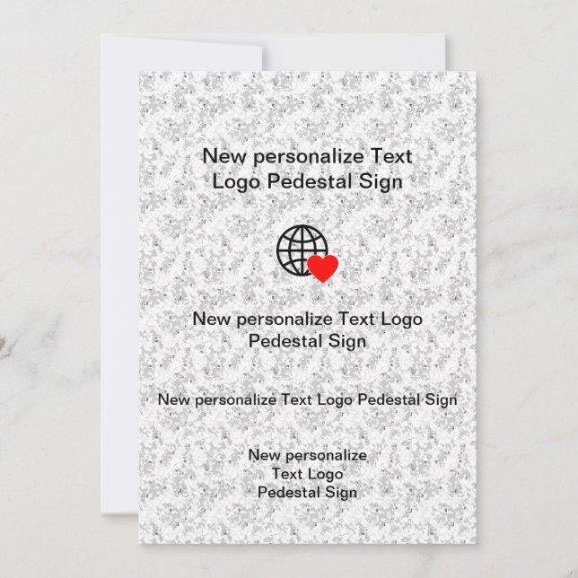 New Flat Invitation Customise your own (Front)