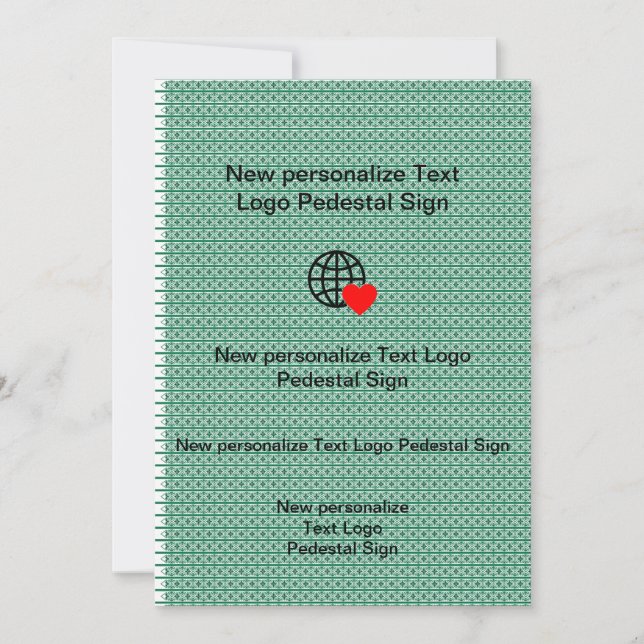 New Flat Invitation Customise your own (Front)