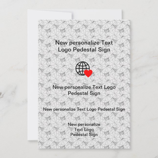 New Flat Invitation Customise your own (Front)