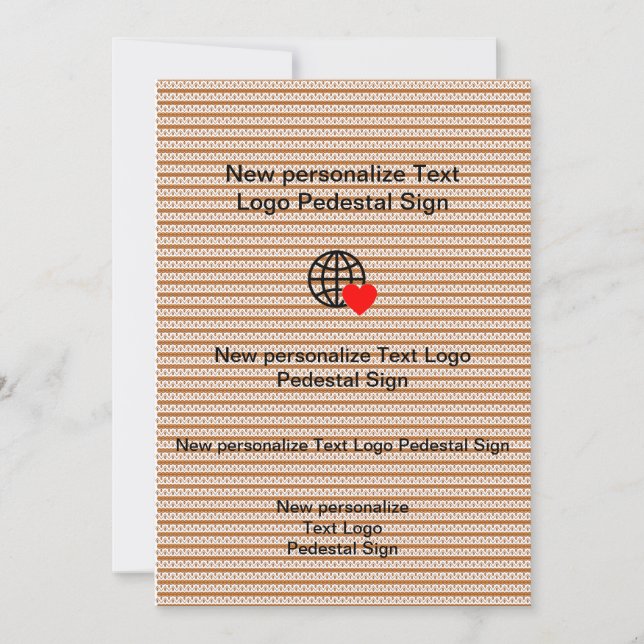 New Flat Invitation Customise your own (Front)