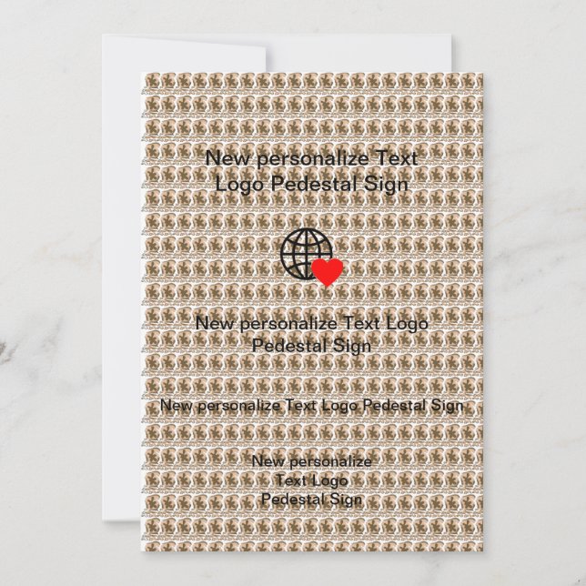 New Flat Invitation Customise your own (Front)