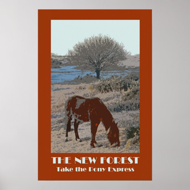 New Forest 1920s-style retro poster (Front)