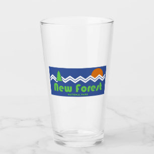 New Forest National Park Retro Glass