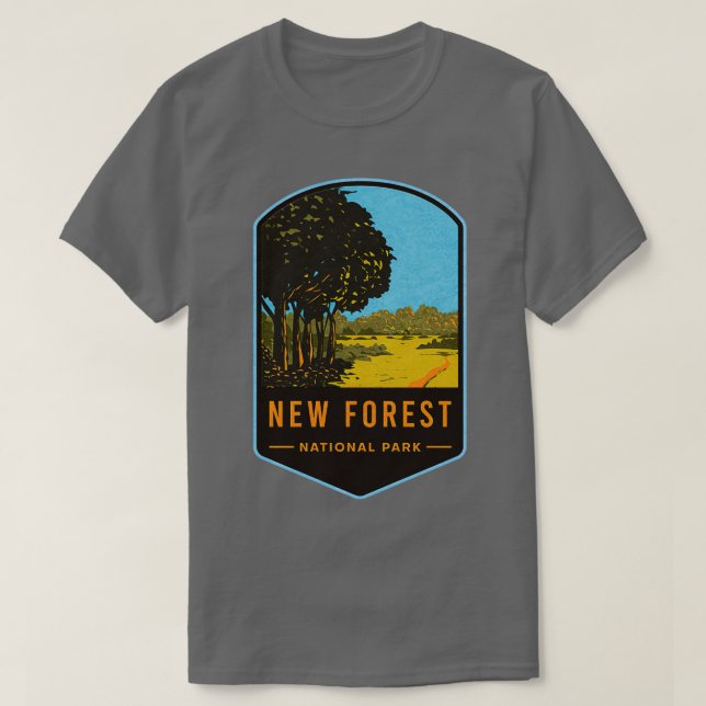 New Forest National Park T-Shirt (Design Front)
