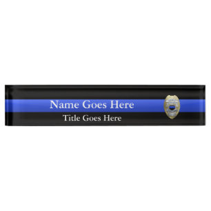New Fully Customizable Badge Nameplate