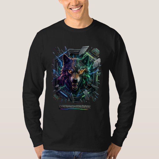 New Futuristic Robotic Predator  T-Shirt (Front)