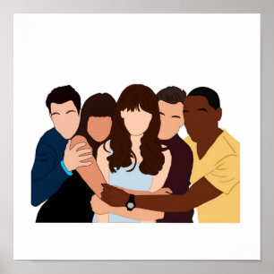 New Girl Inspired Artwork Poster
