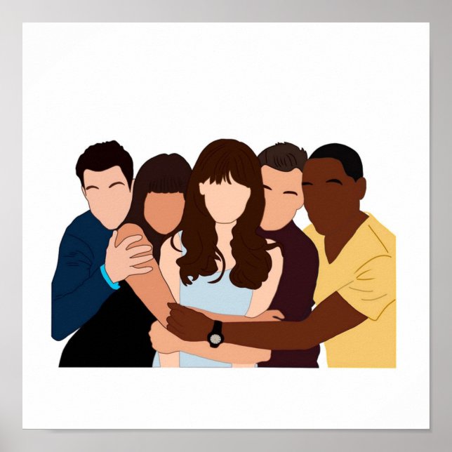 New Girl Inspired Artwork Poster (Front)