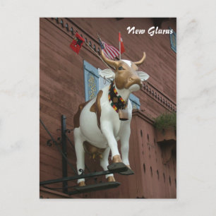 New Glarus Cow Postcard