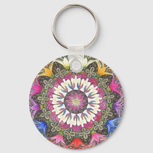 New Goddess Mandala Keychain (Front)