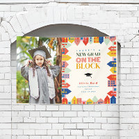 New Grad On The Block Kids Graduation Photo
