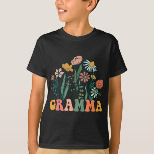 New Gramma Wildflower First Birthday &amp; Baby Sh T-Shirt