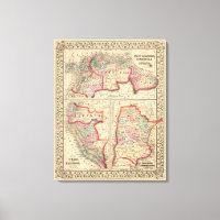 New Granada, Venezuela, Guiana Map by Mitchell