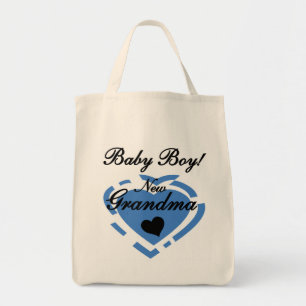 New Grandma Baby Boy Tshirts and Gifts Tote Bag