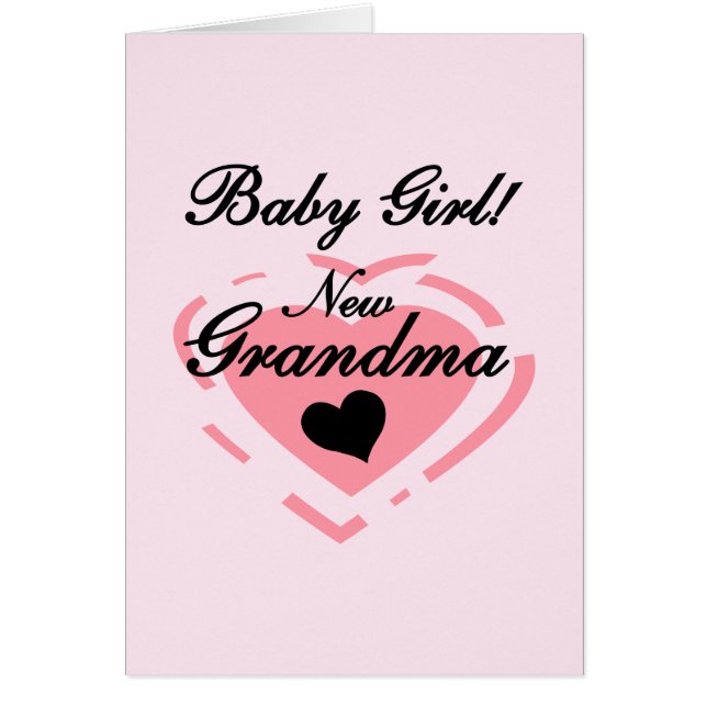 New Grandma Baby Girl Tshirts and Gifts (Front)