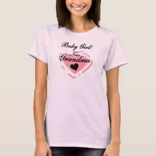 New Grandma Baby Girl Tshirts and Gifts