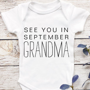New Grandma Personalised Pregnancy Announcement Baby Bodysuit