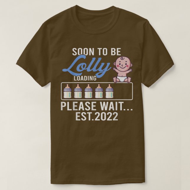 New Grandma s, Pregnancy Announcement Soon To Be L T-Shirt (Design Front)