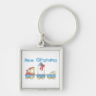 New Grandma-Train Gifts Key Ring