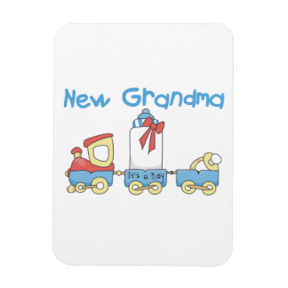 New Grandma-Train Gifts Magnet