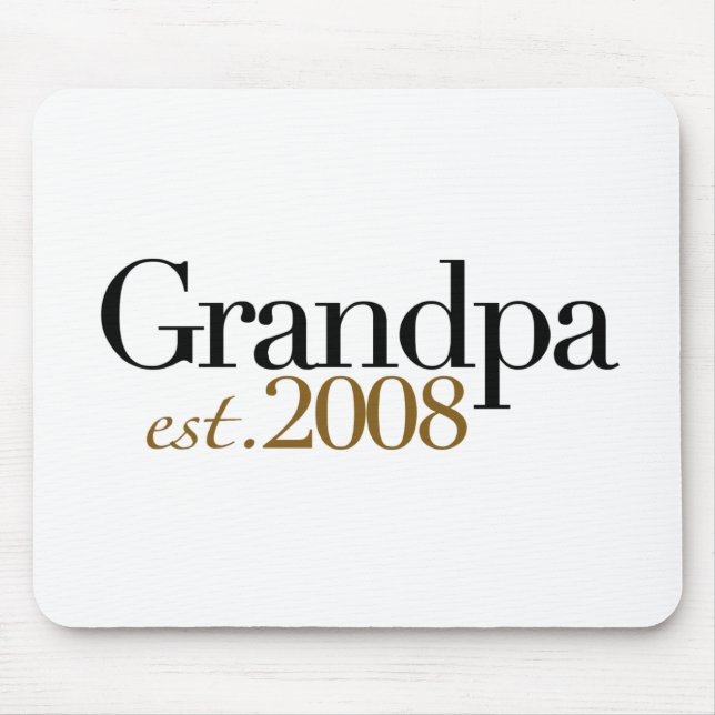 New Grandpa Est 2008 Mouse Pad (Front)