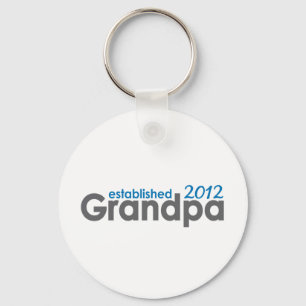 New Grandpa established 2012 Key Ring