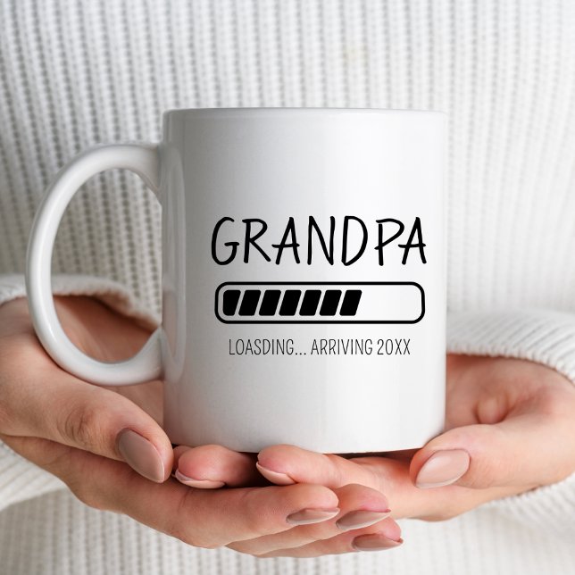 New Grandpa New Baby Announcement Future Grandpa Coffee Mug (Creator Uploaded)