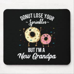 New Grandpa Pregnancy Reveal Funny Meme Baby Annou Mouse Pad