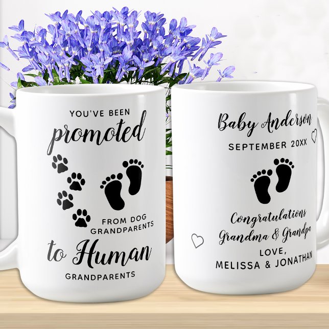 New Grandparents Pregnancy Announcement Coffee Mug (Creator Uploaded)