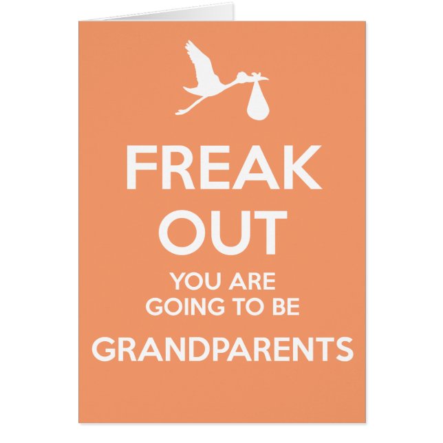 New Grandparents To Be Pregnancy Announcement (Front)