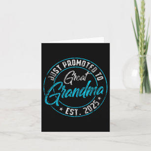 New Great-grandma First Time 2025 Promoted Vintage Card