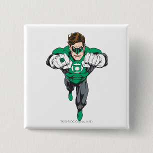 New Green Lantern 3 15 Cm Square Badge