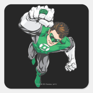 New Green Lantern 6 Square Sticker