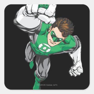 New Green Lantern 6 Square Sticker