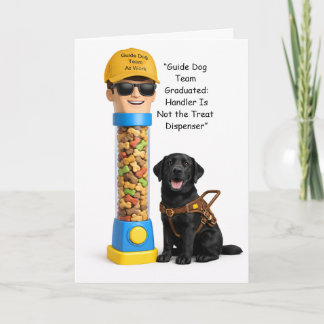 New Guide Dog Team Graduation Card – Working Dog,