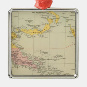New Guinea and Solomon Islands Metal Tree Decoration
